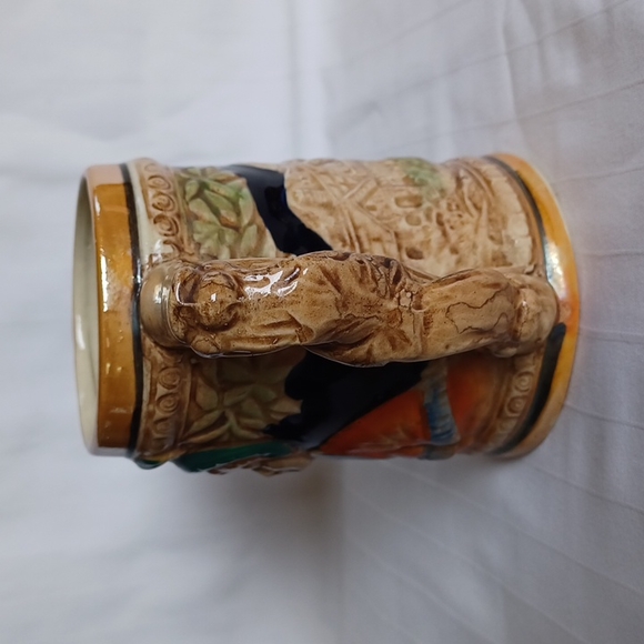 Vintage German Style Beer Stein/Mug w/ Woman - Picture 3 of 6